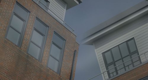 Grey Tilt and Turn Windows