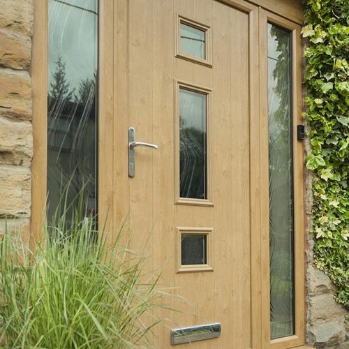 Oak Effect Composite Door