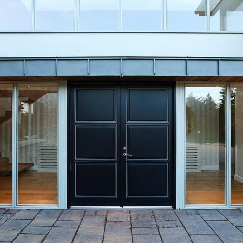 Rationel Black Dual Composite Doors