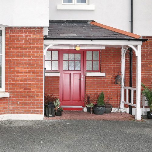 Red Rationel Composite Door