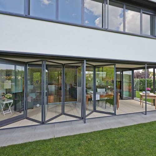 Solarlux Bifold Door Open