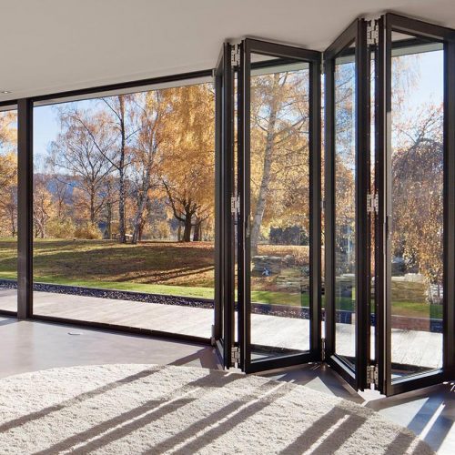 Solarlux Black Composite Bifold Door