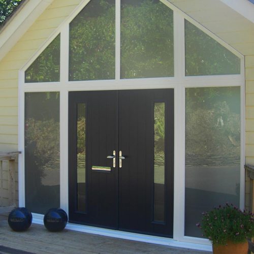 Solidor Dual Black Composite Door