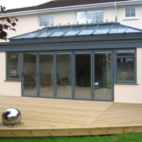 Orangery Bifold Door Closed