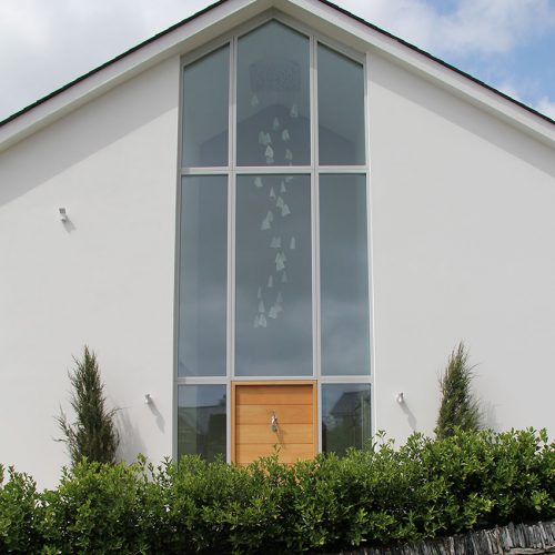 Aluminium bespoke window installation