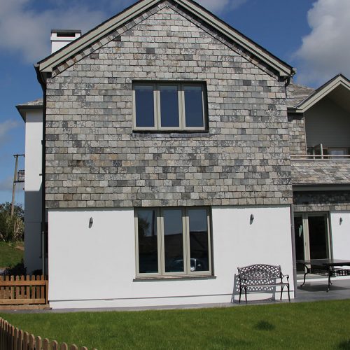 Green Flush Sash uPVC Window