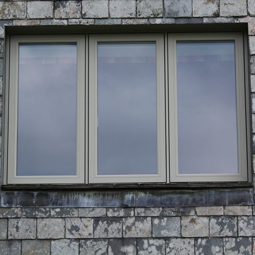 Green Flush Sash uPVC Window