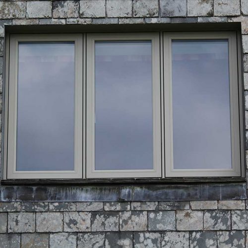 Green Flush Sash uPVC Window